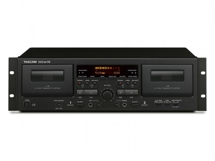 TASCAM 202MKVII - Duales Kassettendeck, USB