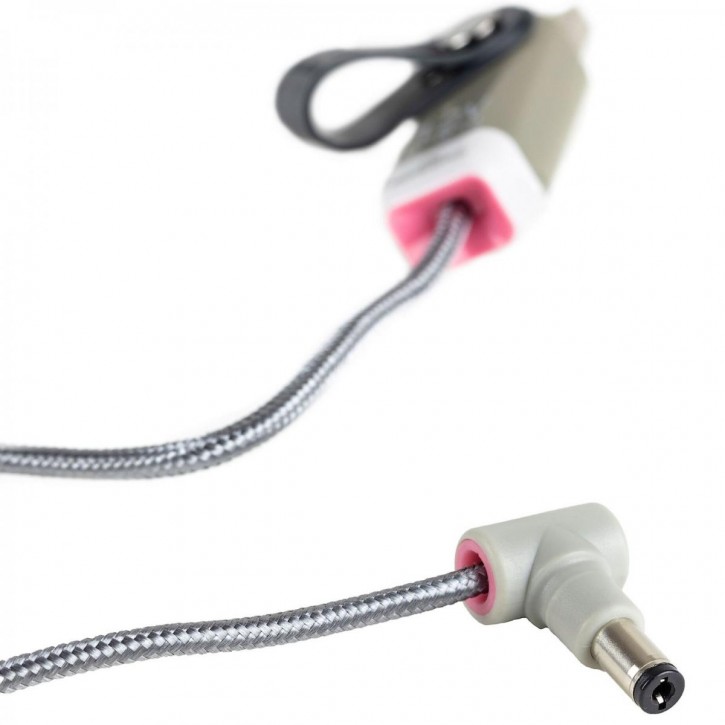 myVolts Ripcord 12V + USB to DC power cable, centre positive,