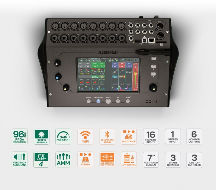 ALLEN & HEATH CQ-18T - Digitales Mischpult