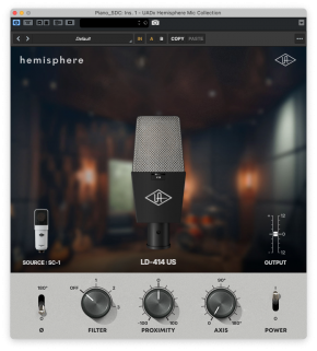 Universal Audio SC-1 Standard Condenser mit Hemisphere Mic Modeling