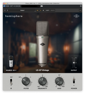 Universal Audio SC-1 Standard Condenser mit Hemisphere Mic Modeling