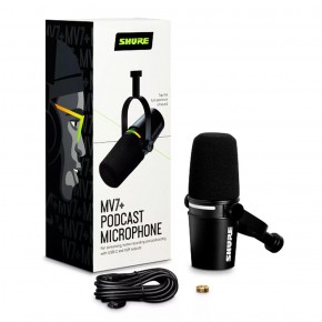 Shure MV7+ Black